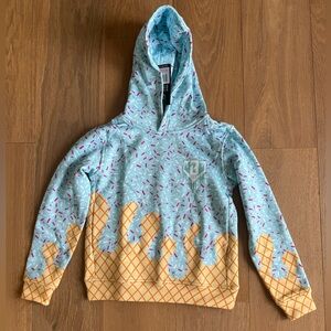 Baseball Lifestyle 101 - Ice Cream Youth Hoodie - Size YS- NEW WITH TAGS
